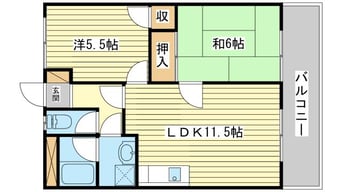 間取図 エスポワールＪＵＮ２番館