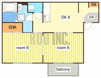 間取図 グラン・ラシーヌ