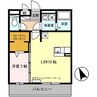 セジュール白浜　B棟 1LDKの間取り