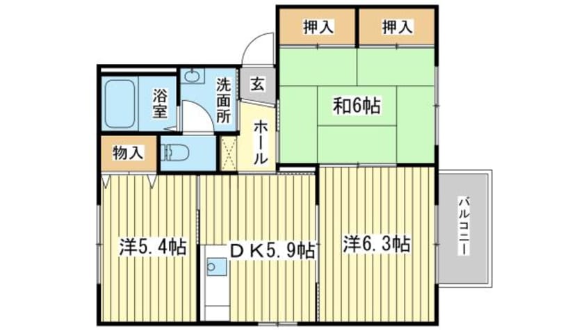 間取図 リトルフォレストやまぶき