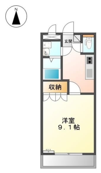 間取図 アビタシオン朝日