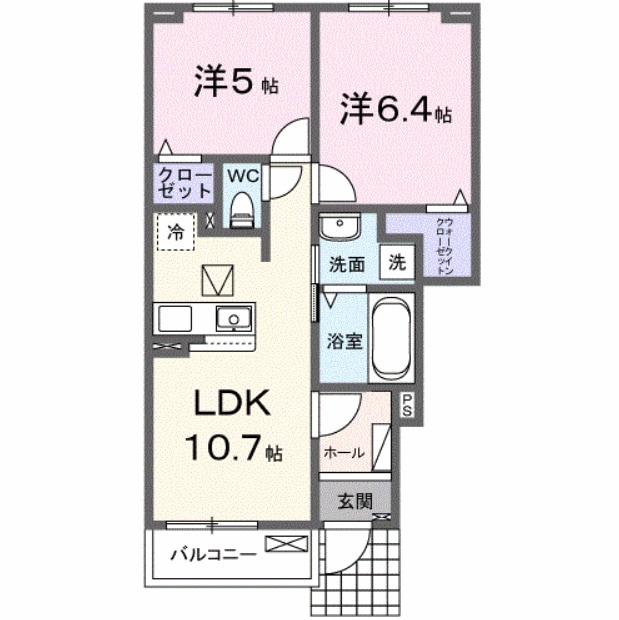 間取り図 ボヌールメゾン都倉