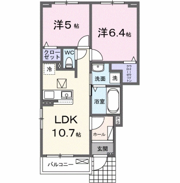 間取り図 ボヌールメゾン都倉