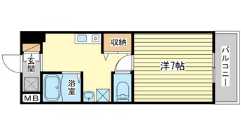 間取図 インタービレッジ青山二番館