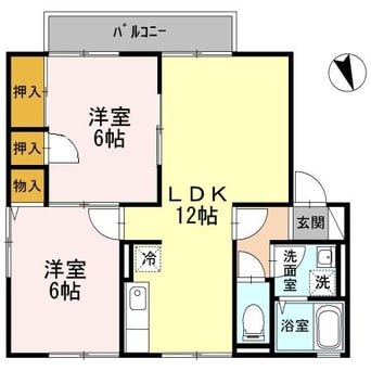 間取図 サニーハイツ田寺　A棟