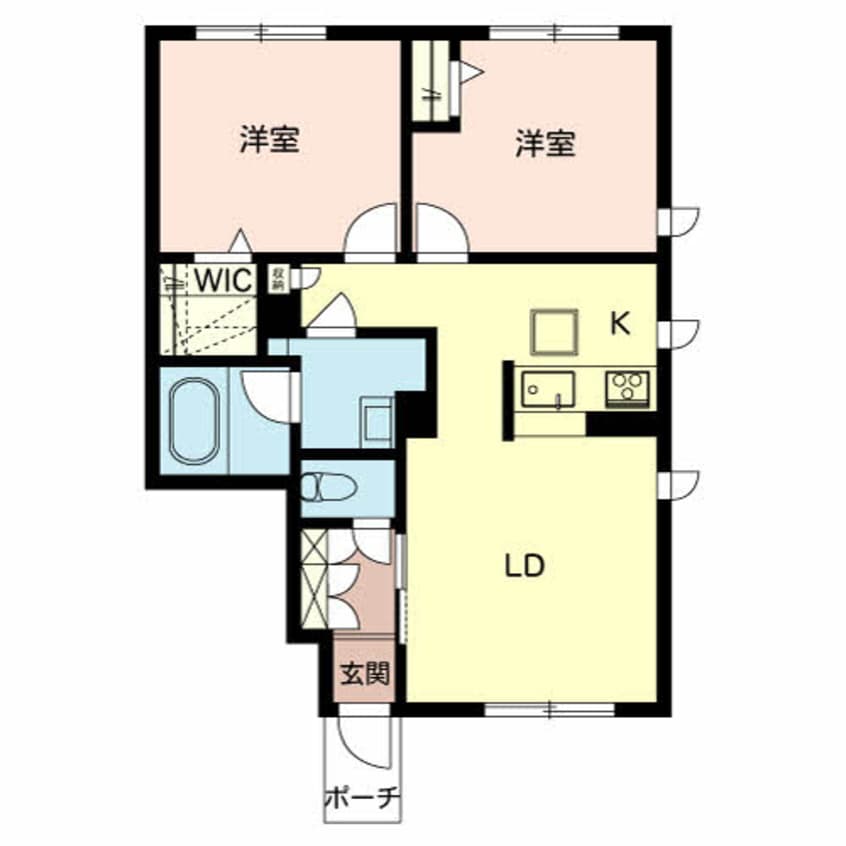 間取図 ラ　グリシーヌ姫路南