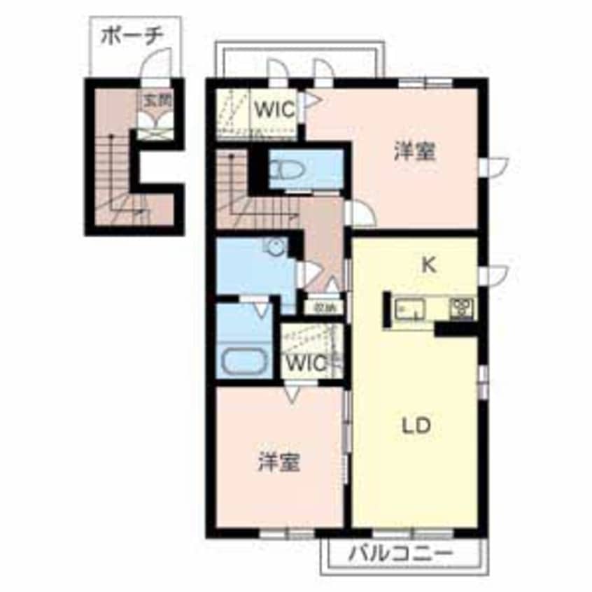 間取図 シャーメゾン手柄