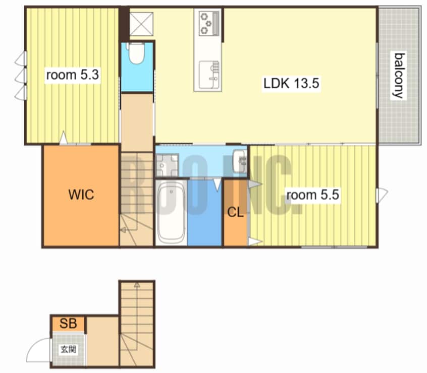 間取図 フルーレM