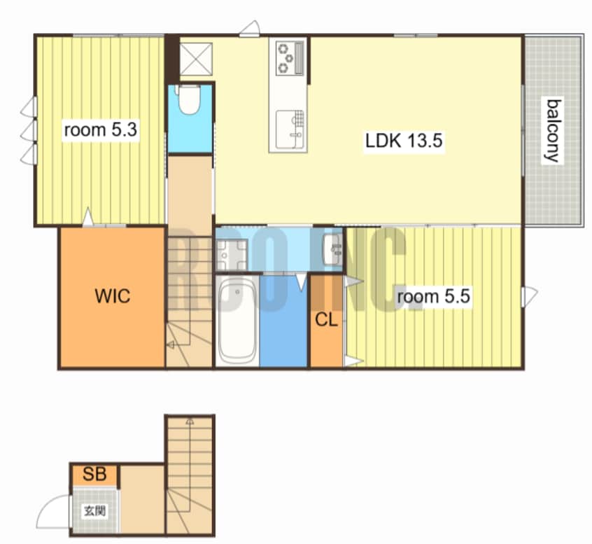 間取図 フルーレM
