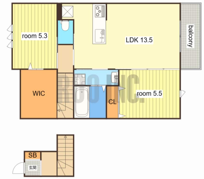 間取図 フルーレM