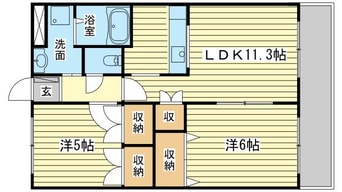 間取図 ツイン・ステージⅠ