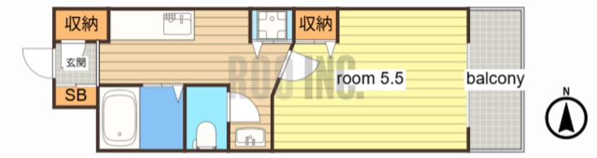 間取図 シティーヒルズⅡ
