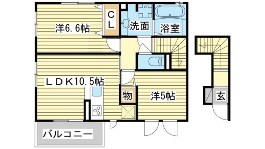 間取図 フォーリーフ・ヴィラ