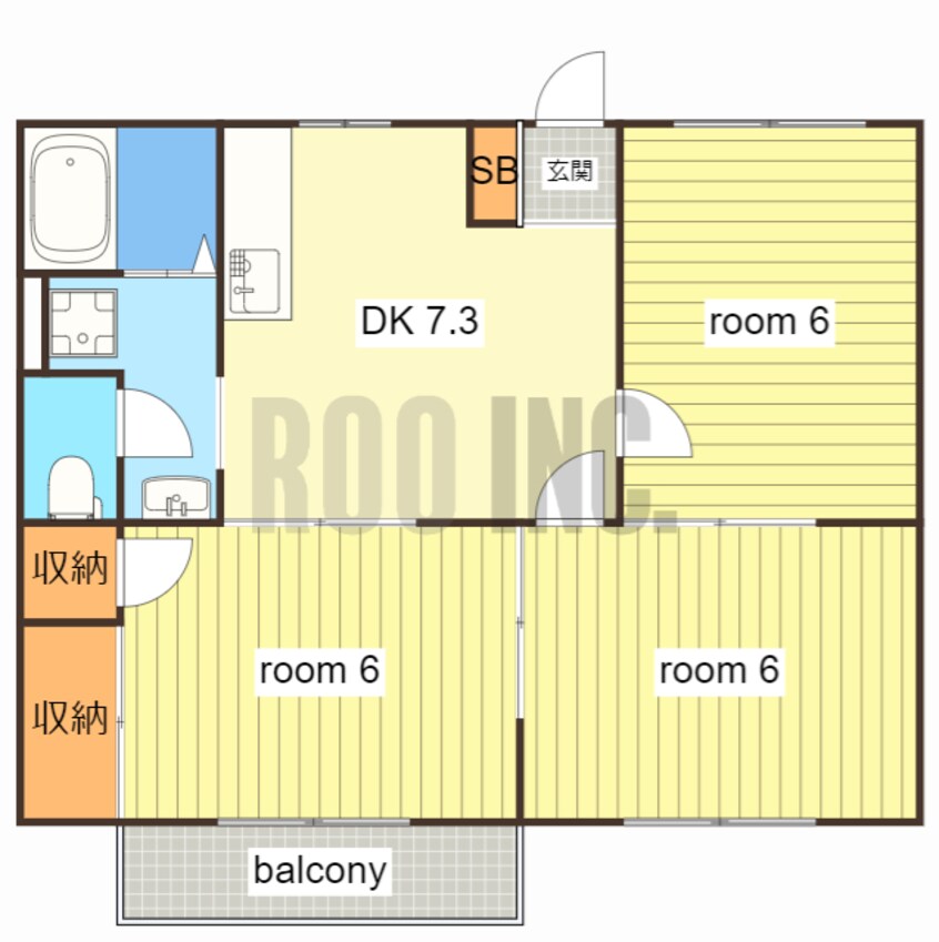 間取図 ノーブル安室