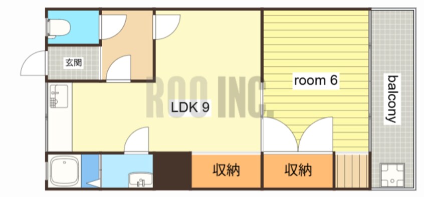 間取図 網干コーポ