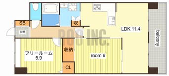 間取図 プレステージ姫路坂田町