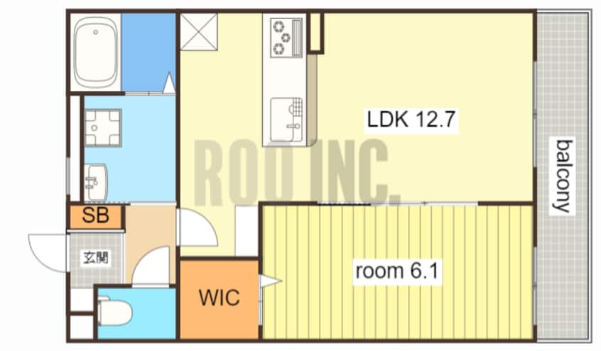間取図 シエスタ別館South