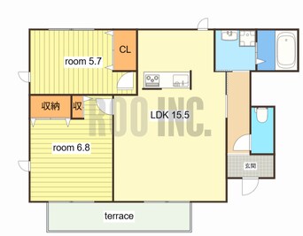 間取図 シャルマン　パレス