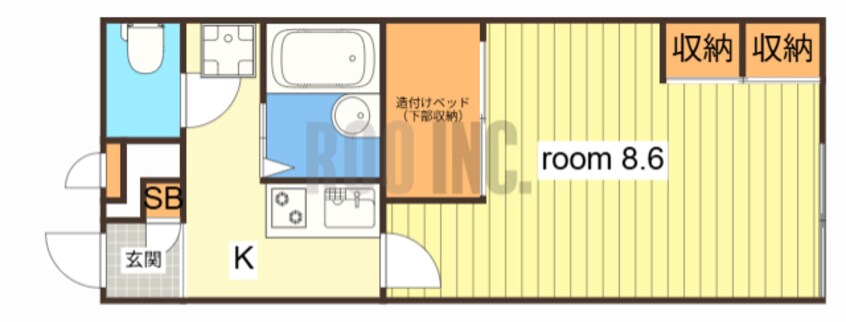 間取図 コンフォートたつのKANBE