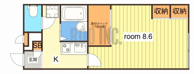 間取り図 コンフォートたつのKANBE