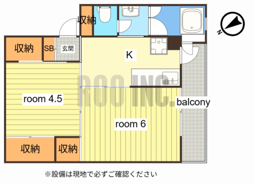 間取図 ビレッジハウス太子1号棟