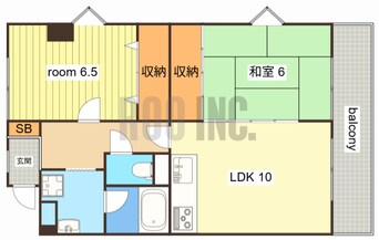 間取図 Ｗｉｎｇ手柄