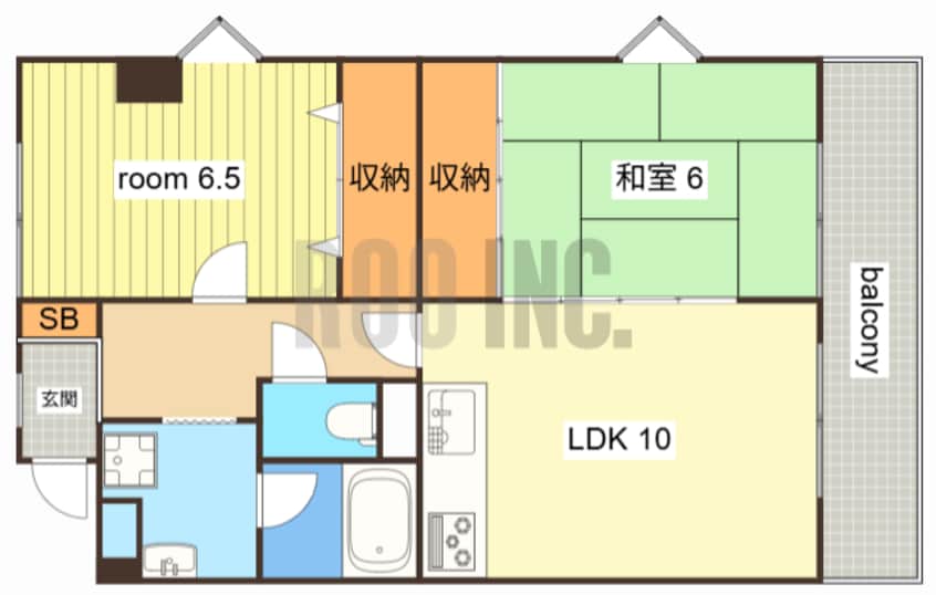 間取図 Ｗｉｎｇ手柄
