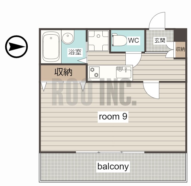 間取り図 ヴィア・ラクティ（Via Lacty）