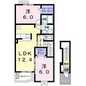 サンリットヴィラＡの間取図