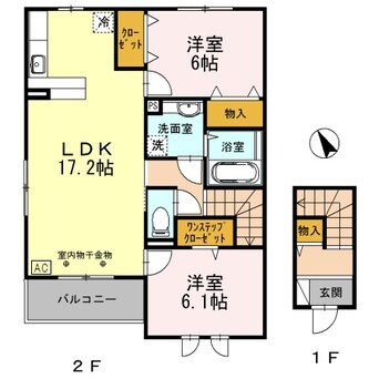 間取図 マイレ コート　Ⅱ