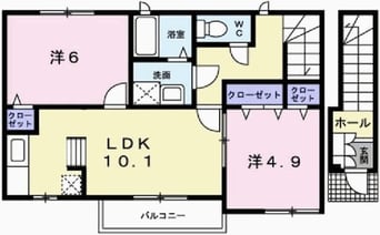 間取図 カルムメゾン