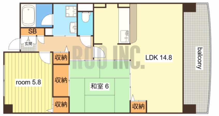 間取図 グランシャリオ天川