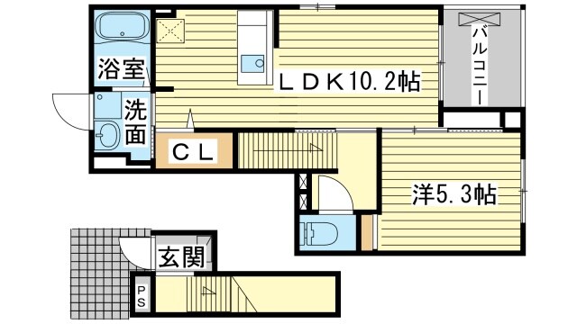 間取り図 ビレッヂ飯田Ⅱ