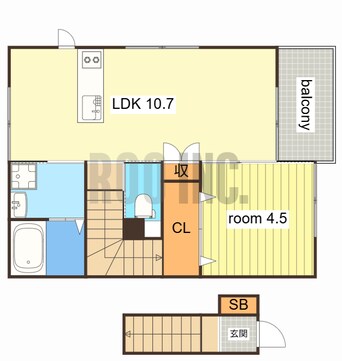間取図 ラグーナ坂元
