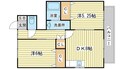 サニーフラット御立の間取図