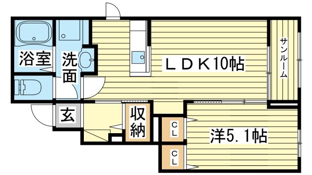 間取り図 サンガーデンⅡ