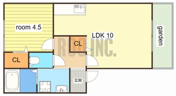 間取図 ディアコート花田