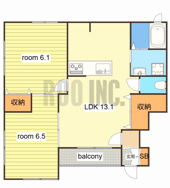 間取り図 ルノン高浜