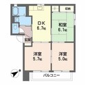 バリュージュ今在家Ａの間取図
