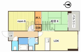 間取図 シャトー三和青山