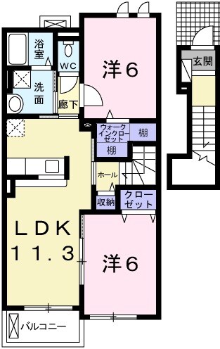 間取り図 プリムローズ
