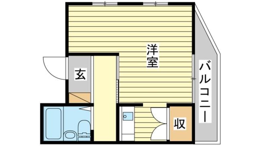 間取図 ラフィーネ北八代