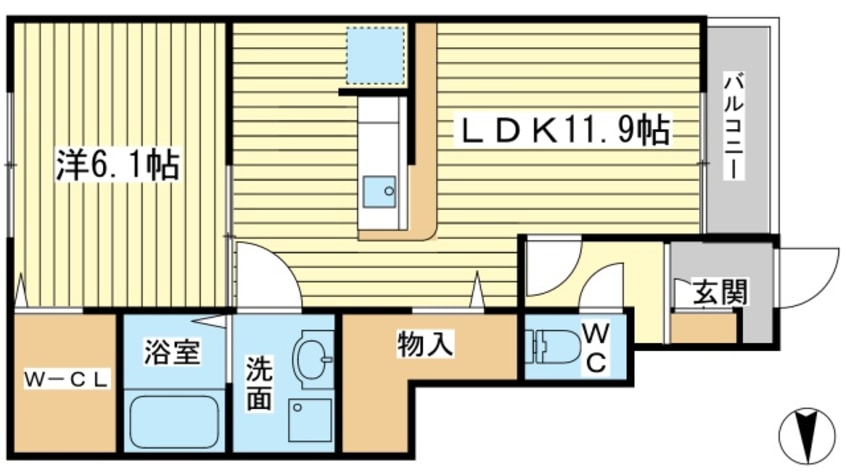 間取図 エヴァン　ヴェール