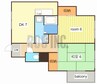 マンション大和 2DKの間取り