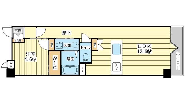 間取り図 キャッスルコート岩端