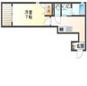 サングレース 1Kの間取り