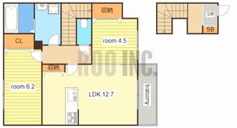 間取図 サンサージュ加納原田Ⅱ