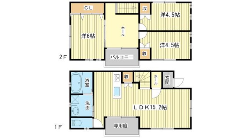 間取図 カーサ・ボニータ