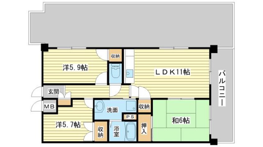 間取図 ファーレ姫路