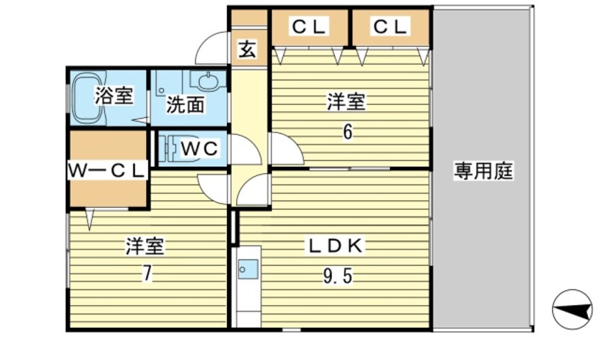 間取図 コートラフィーネ